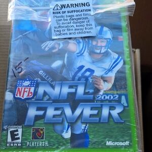 NFL Fever 2002 Xbox Game by Microsoft - Green Case